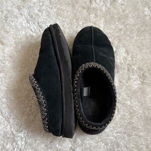 Men's Black Suede Slip-On Shoes